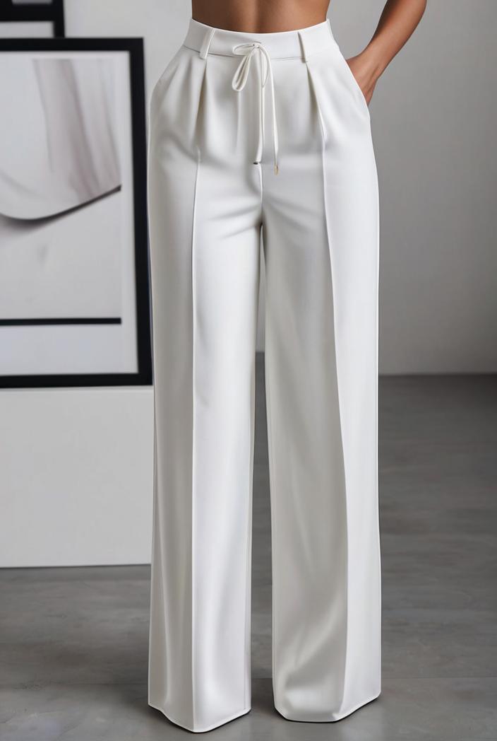 one shoulder crop top mopping pants two piece suit 126126