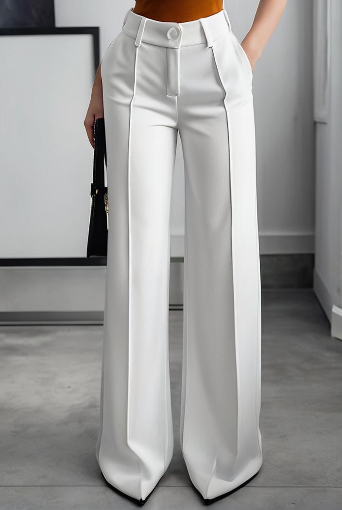 one shoulder crop top mopping pants two piece suit 126127