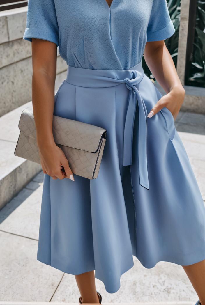 a line flap pockets rolled sleeve v neck casual lapel denim maxi dresses 104962