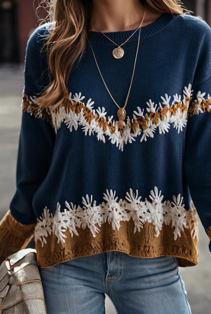 women s t shirts landscape print round neck pullover long sleeve t shirts 126356