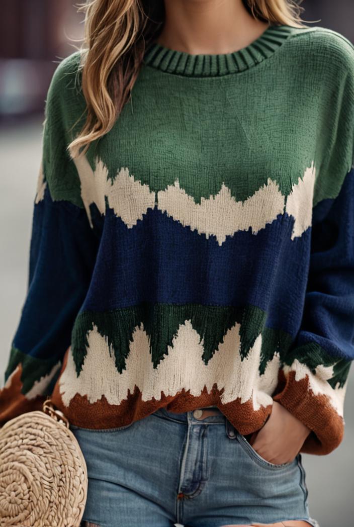 women s t shirts landscape print round neck pullover long sleeve t shirts 126370
