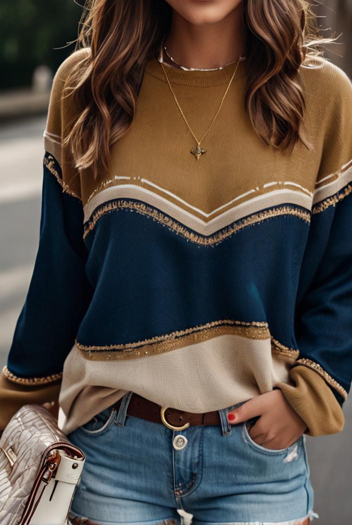 women s t shirts landscape print round neck pullover long sleeve t shirts 126369