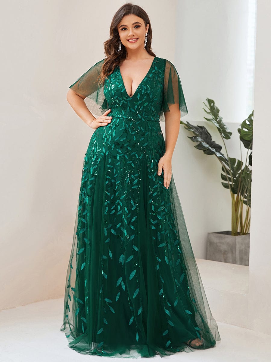 MsDresslyEP Plus Formal Dress Plus Size Floor Length Formal Evening Gowns for Weddings DRE230976749DGV16