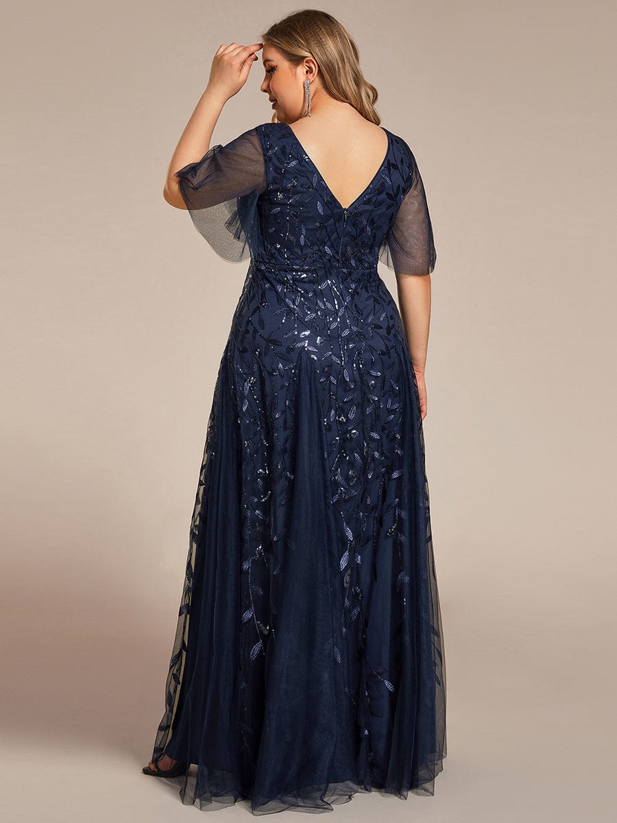 MsDresslyEP Plus Formal Dress Plus Size Floor Length Formal Evening Gowns for Weddings